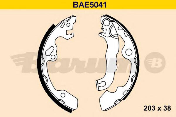 BARUM BAE5041 Комплект тормозных колодок
