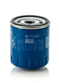 Масляный фильтр MANN-FILTER W 712/8