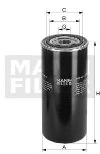 Масляный фильтр; Фильтр, Гидравлическая система привода рабочего оборудования MANN-FILTER WD 940/2