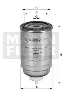 Топливный фильтр MANN-FILTER WK 950/27x