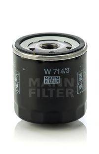 MANN-FILTER W7143 Масляный фильтр