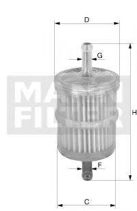 Топливный фильтр MANN-FILTER WK 44/3