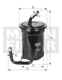 MANN-FILTER WK61413 Топливный фильтр
