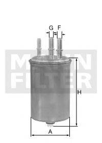 Топливный фильтр MANN-FILTER WK 846