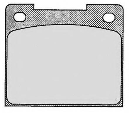Комплект тормозных колодок, дисковый тормоз RAICAM RA.0038.0