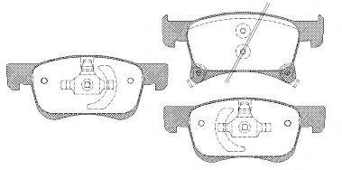 Комплект тормозных колодок, дисковый тормоз RAICAM RA.0120.0