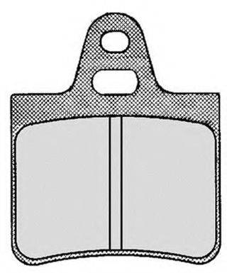 Комплект тормозных колодок, дисковый тормоз RAICAM RA.0172.0