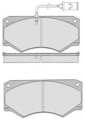 Комплект тормозных колодок, дисковый тормоз RAICAM RA.0198.5