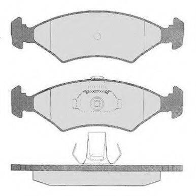 Комплект тормозных колодок, дисковый тормоз RAICAM RA.0219.4