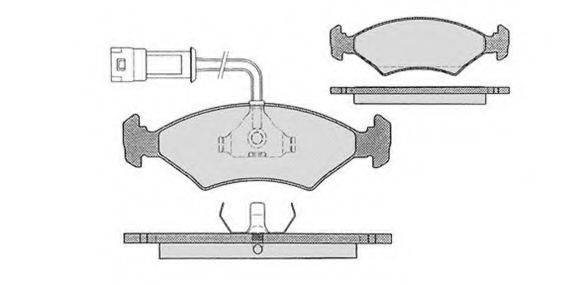 Комплект тормозных колодок, дисковый тормоз RAICAM RA.0219.7