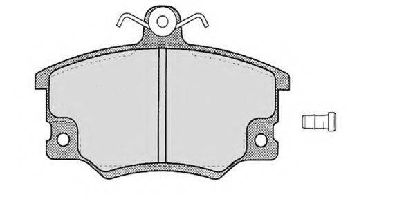 Комплект тормозных колодок, дисковый тормоз RAICAM RA.0222.1