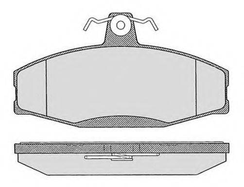 Комплект тормозных колодок, дисковый тормоз RAICAM RA.0258.0