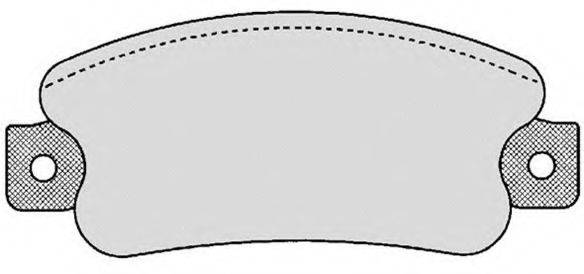 Комплект тормозных колодок, дисковый тормоз RAICAM RA.0260.0