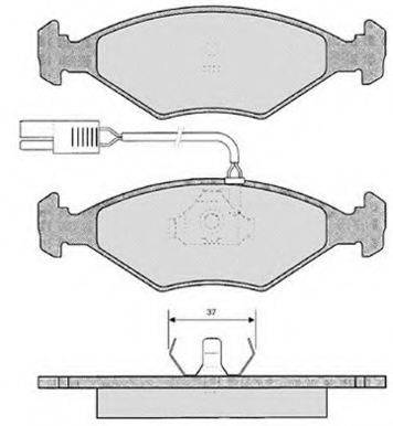Комплект тормозных колодок, дисковый тормоз RAICAM RA.0331.0