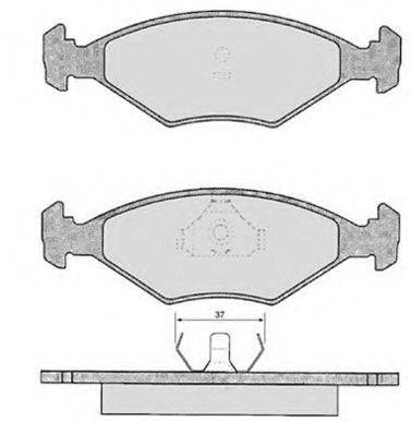 Комплект тормозных колодок, дисковый тормоз RAICAM RA.0331.1