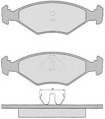 Комплект тормозных колодок, дисковый тормоз RAICAM RA.0331.4