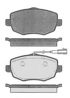 Комплект тормозных колодок, дисковый тормоз RAICAM RA.0332.2