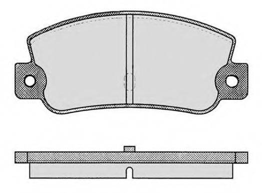 Комплект тормозных колодок, дисковый тормоз RAICAM RA.0345.0