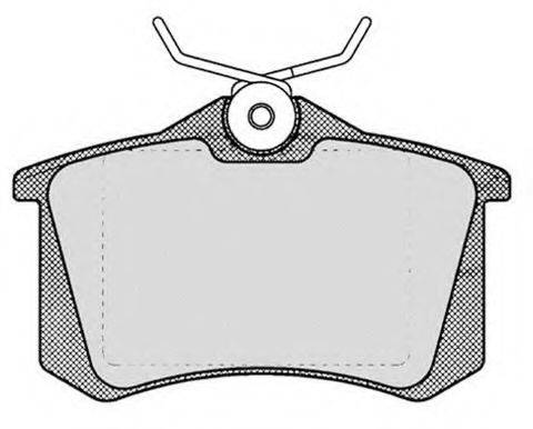 Комплект тормозных колодок, дисковый тормоз RAICAM RA.0348.0