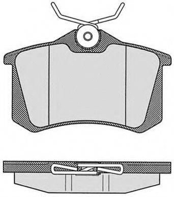 Комплект тормозных колодок, дисковый тормоз RAICAM RA.0348.7