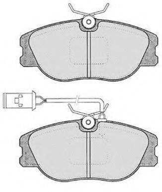 Комплект тормозных колодок, дисковый тормоз RAICAM RA.0352.0