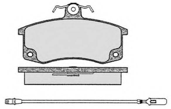 Комплект тормозных колодок, дисковый тормоз RAICAM RA.0353.0