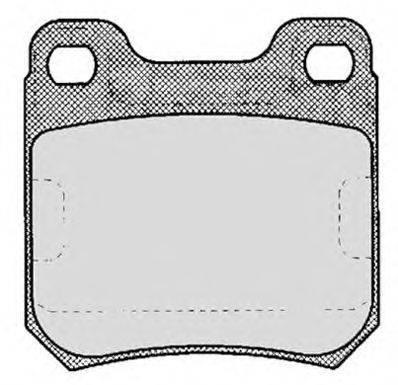 Комплект тормозных колодок, дисковый тормоз RAICAM RA.0389.0