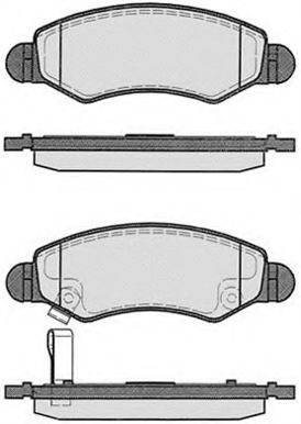 Комплект тормозных колодок, дисковый тормоз RAICAM RA.0424.0