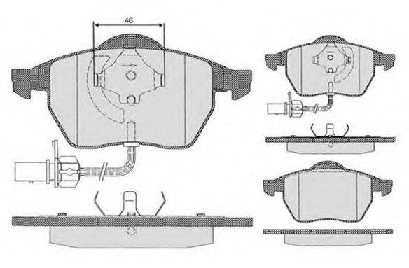 RAICAM RA04295 Комплект тормозных колодок, дисковый тормоз