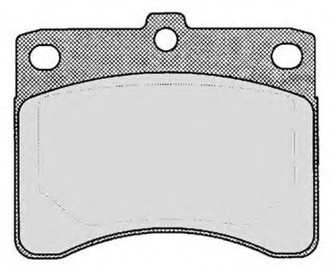 Комплект тормозных колодок, дисковый тормоз RAICAM RA.0437.0