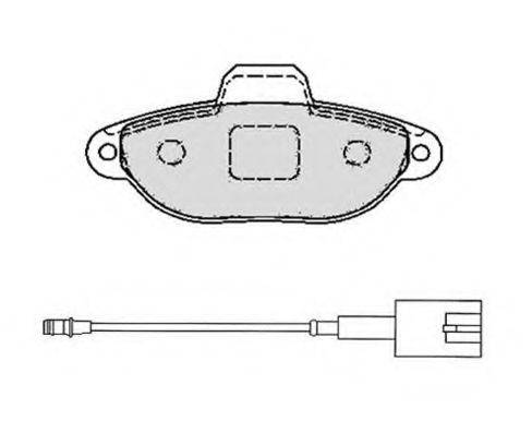 Комплект тормозных колодок, дисковый тормоз RAICAM RA.0446.3