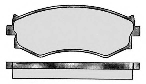 Комплект тормозных колодок, дисковый тормоз RAICAM RA.0505.1