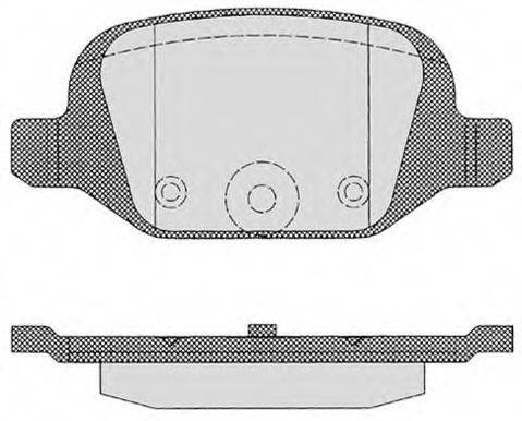 RAICAM RA06091 Комплект тормозных колодок, дисковый тормоз