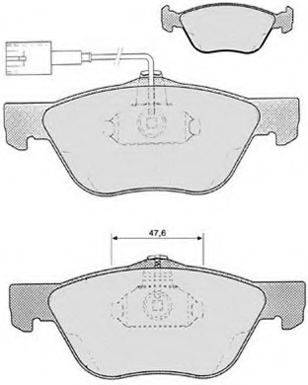 Комплект тормозных колодок, дисковый тормоз RAICAM RA.0615.2