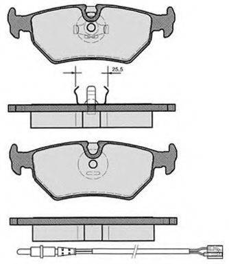 Комплект тормозных колодок, дисковый тормоз RAICAM RA.0616.1