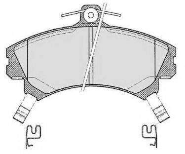 Комплект тормозных колодок, дисковый тормоз RAICAM RA.0661.1