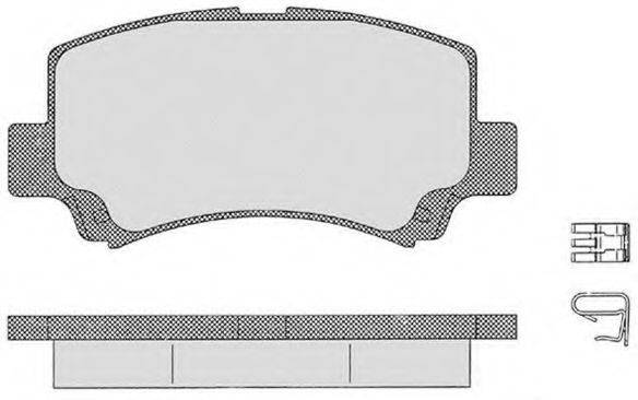 Комплект тормозных колодок, дисковый тормоз RAICAM RA.0683.0