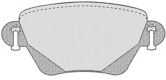 Комплект тормозных колодок, дисковый тормоз RAICAM RA.0691.0
