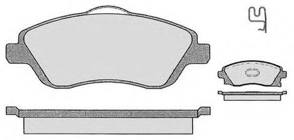 Комплект тормозных колодок, дисковый тормоз RAICAM RA.0712.2