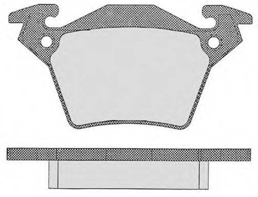 Комплект тормозных колодок, дисковый тормоз RAICAM RA.0715.0