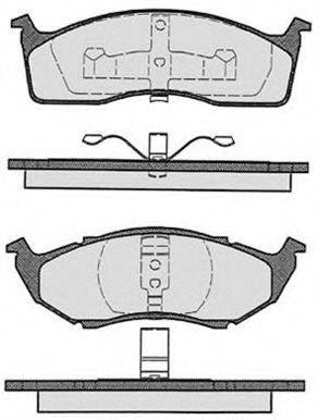 Комплект тормозных колодок, дисковый тормоз RAICAM RA.0718.1