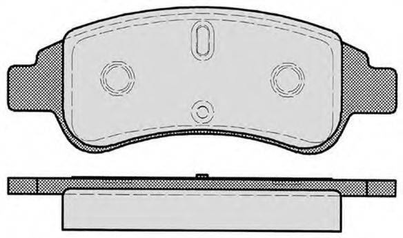 Комплект тормозных колодок, дисковый тормоз RAICAM RA.0723.0