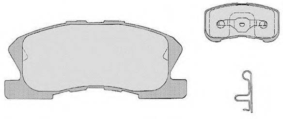 Комплект тормозных колодок, дисковый тормоз RAICAM RA.0729.0