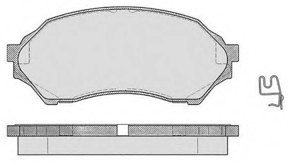 Комплект тормозных колодок, дисковый тормоз RAICAM RA.0732.0