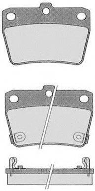 Комплект тормозных колодок, дисковый тормоз RAICAM RA.0781.0