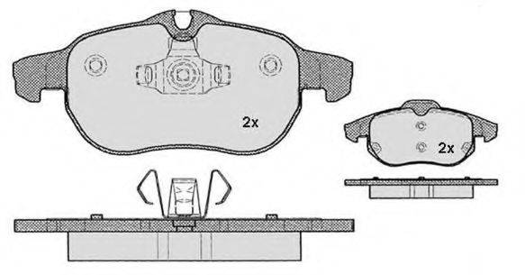 Комплект тормозных колодок, дисковый тормоз RAICAM RA.0797.2