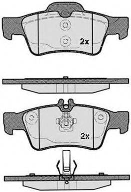 Комплект тормозных колодок, дисковый тормоз RAICAM RA.0822.0