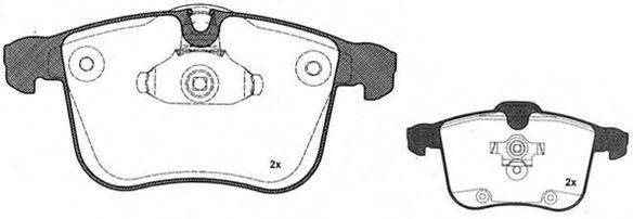 Комплект тормозных колодок, дисковый тормоз RAICAM RA.0825.0