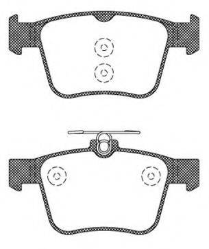 Комплект тормозных колодок, дисковый тормоз RAICAM RA.0991.0