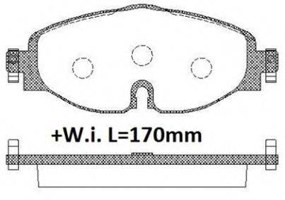 Комплект тормозных колодок, дисковый тормоз RAICAM RA.0993.0